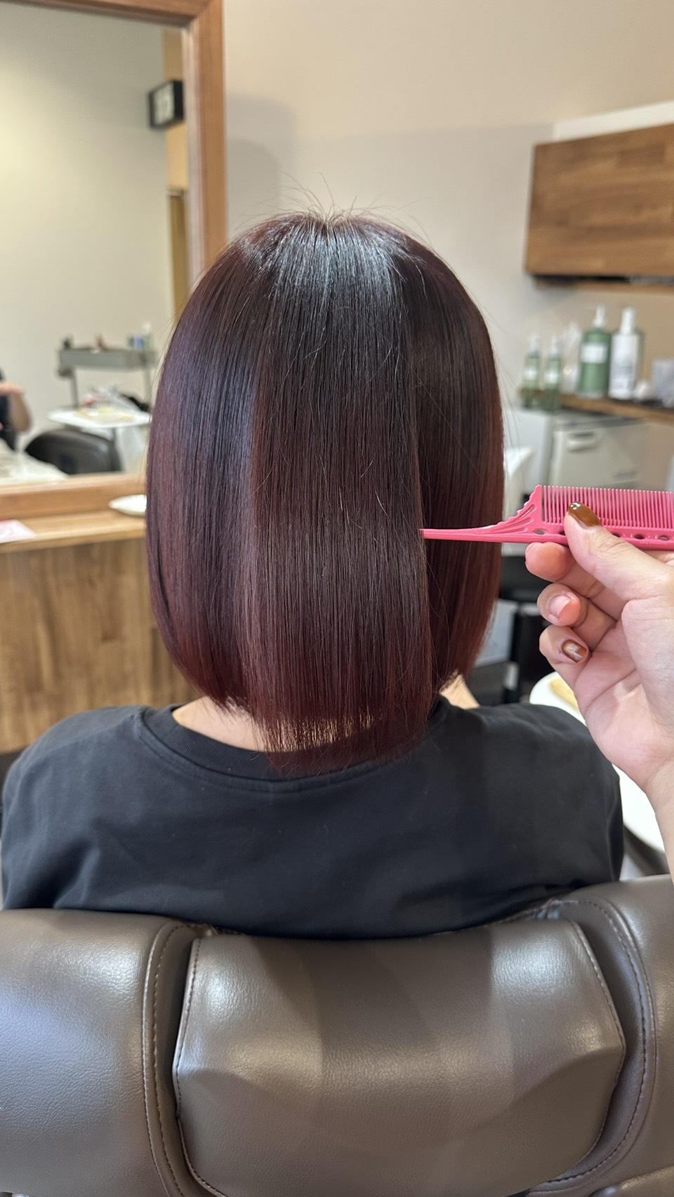 艶髪ボブ《髪質再整カラー》